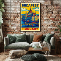 Budapest A Vibrant Tribute Poster