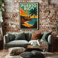 Puerto Rico Travel Poster