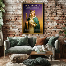 St. Ethelreda The Resilient Queen Poster