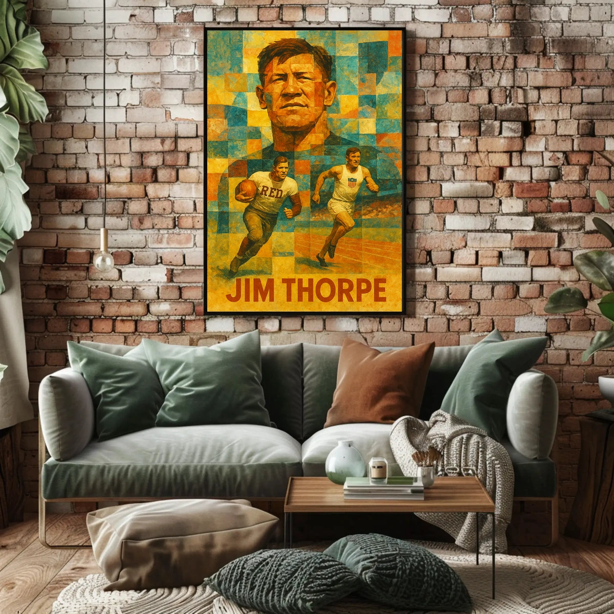 Jim Thorpe Athletic Legend Poster