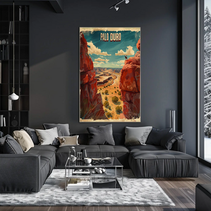 Palo Duro Canyon Texas Landscape Travel Poster