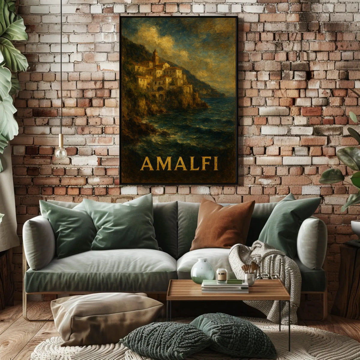 Amalfi Coastline Poster