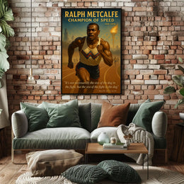Ralph Metcalfe Champion Of Speed Poster