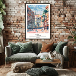 Petra, Jordan Poster PosterGoat