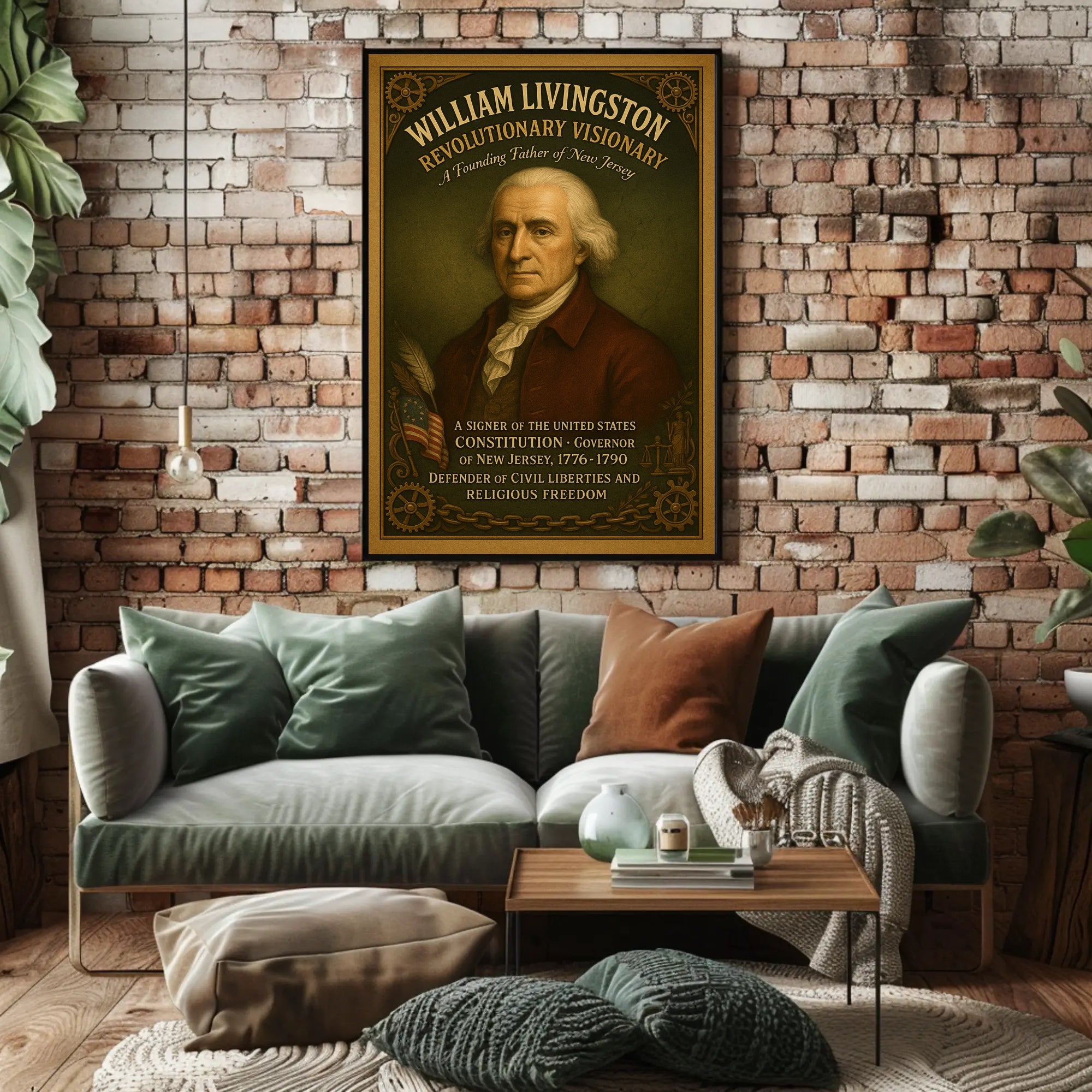 William Livingston Founding Father Historical or Presidential Poster
