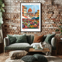 Florence Flower Market 2024 Poster PosterGoat