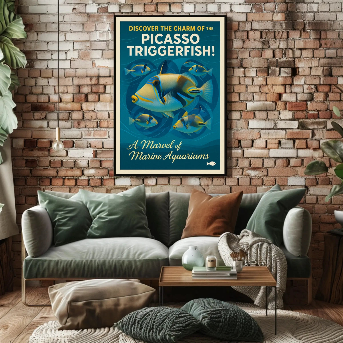 Discover the Charm of the Picasso Triggerfish Poster