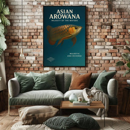 Asian Arowana Majesty of the Waters Poster