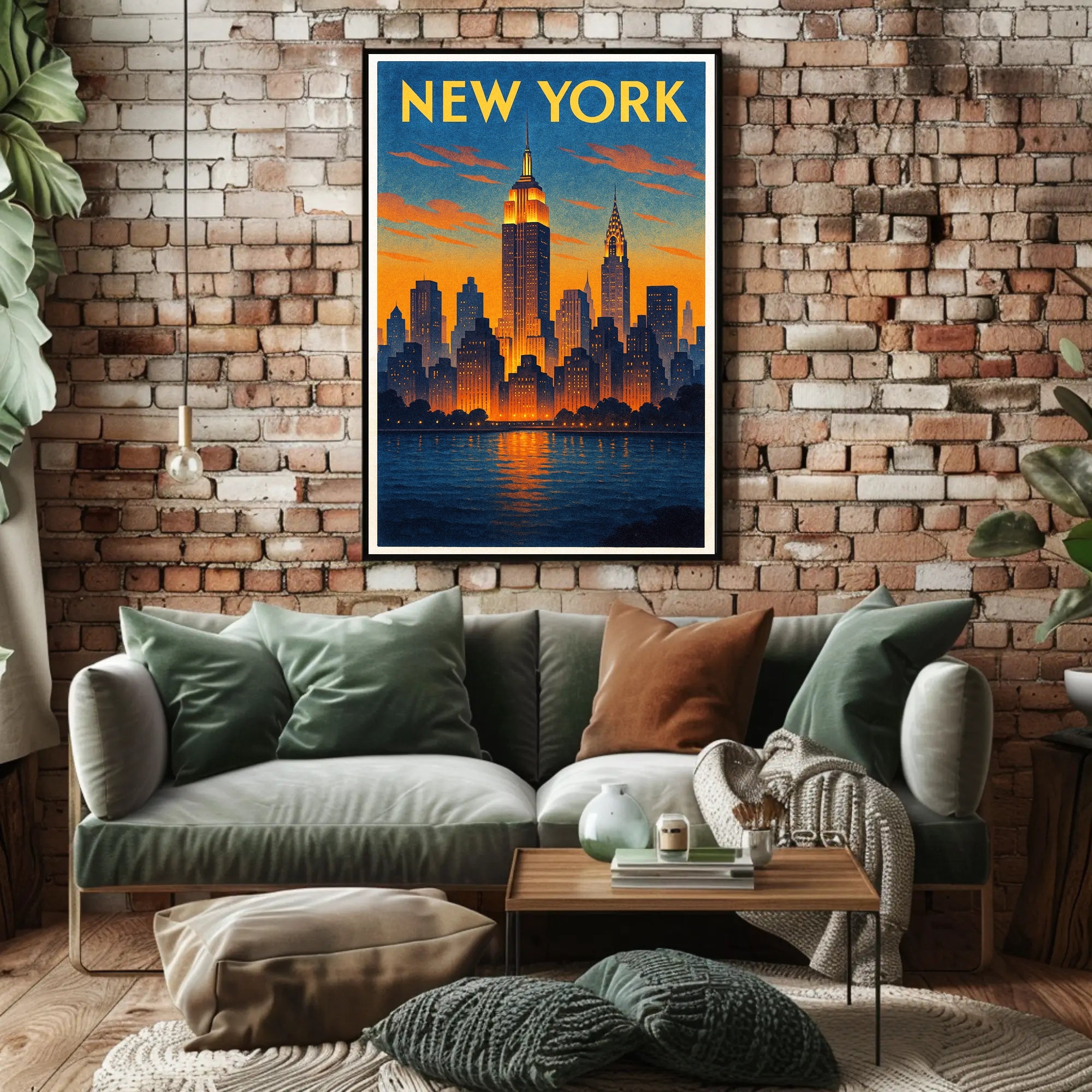 New York City Skyline Poster PosterGoat