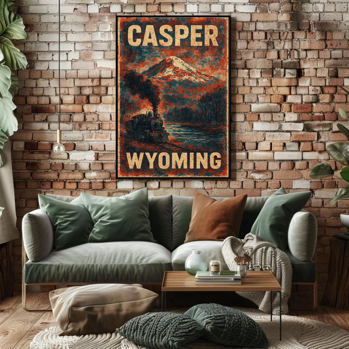 Casper, Wyoming Scenic Railway Journey Poster