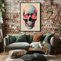 Technological Skull Poster