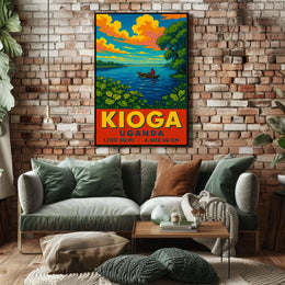 Lake Kioga, Uganda Poster