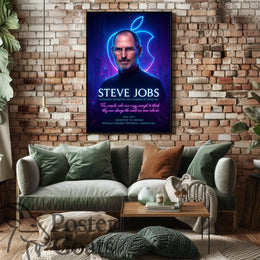 Steve Jobs Visionary Quote Motivational or Quote Poster