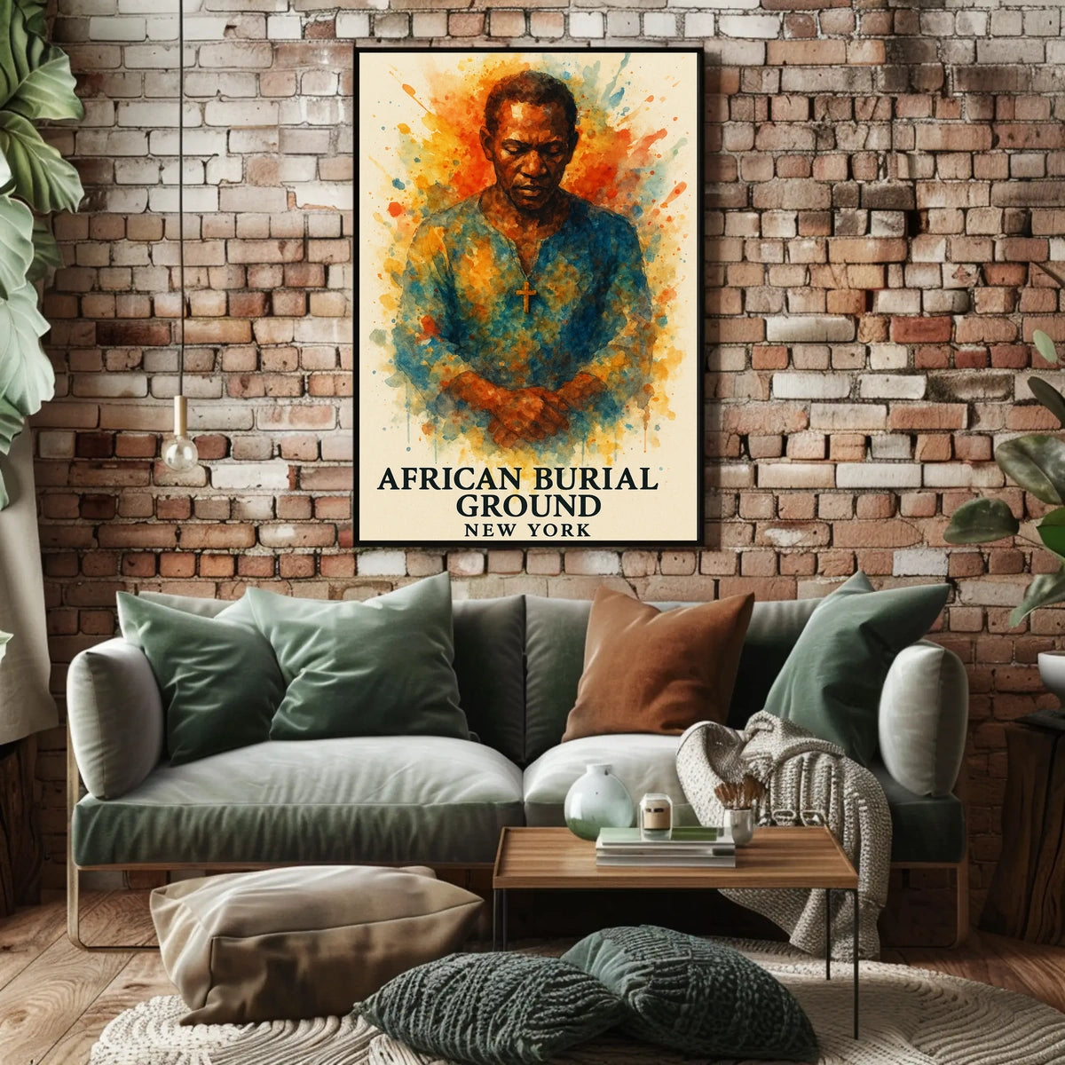 African Burial Ground Artful Cultural or Heritage Poster