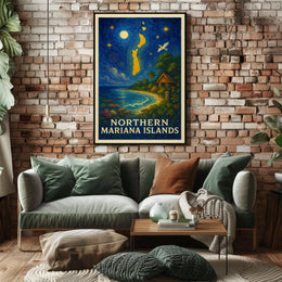 Northern Mariana Islands Travel Poster