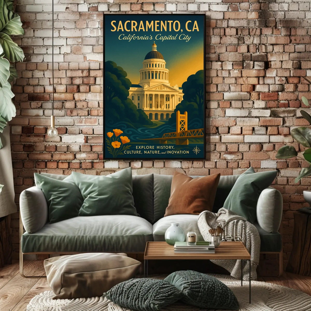 Discover Sacramento Poster