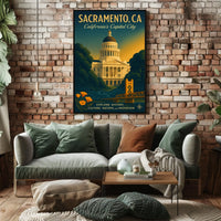Discover Sacramento Poster