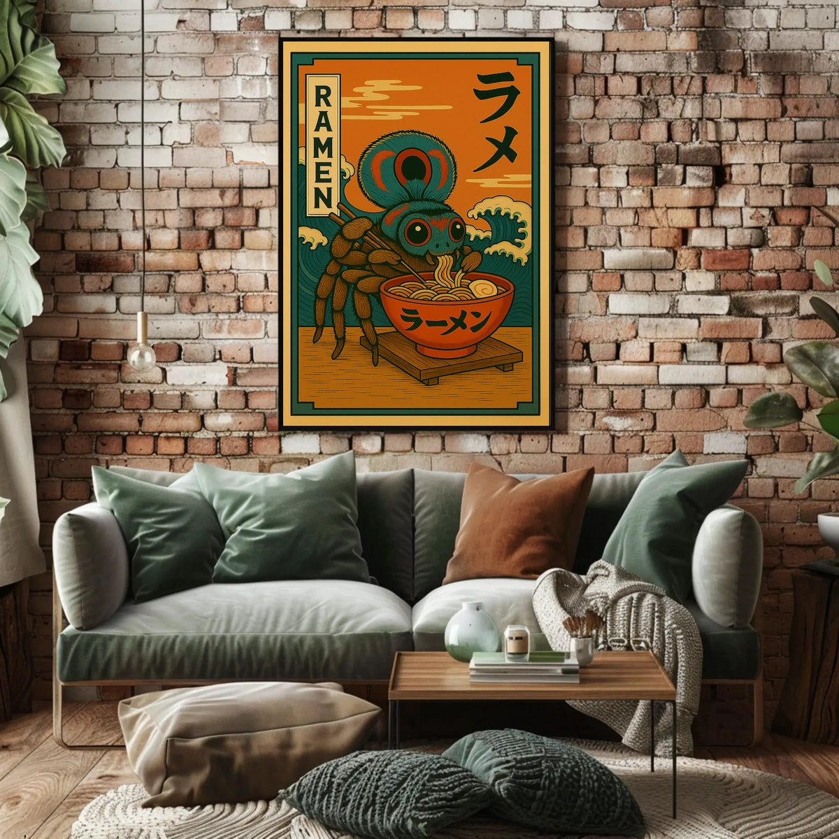 Ramen Spider Delight Poster