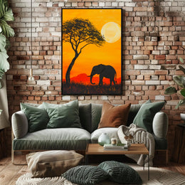 Sunset Serenade Scenic Poster Wall Art Print