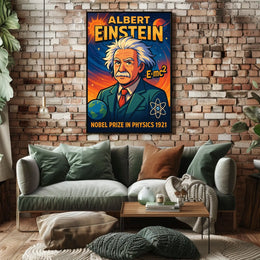 Albert Einstein Nobel Prize In Physics Poster
