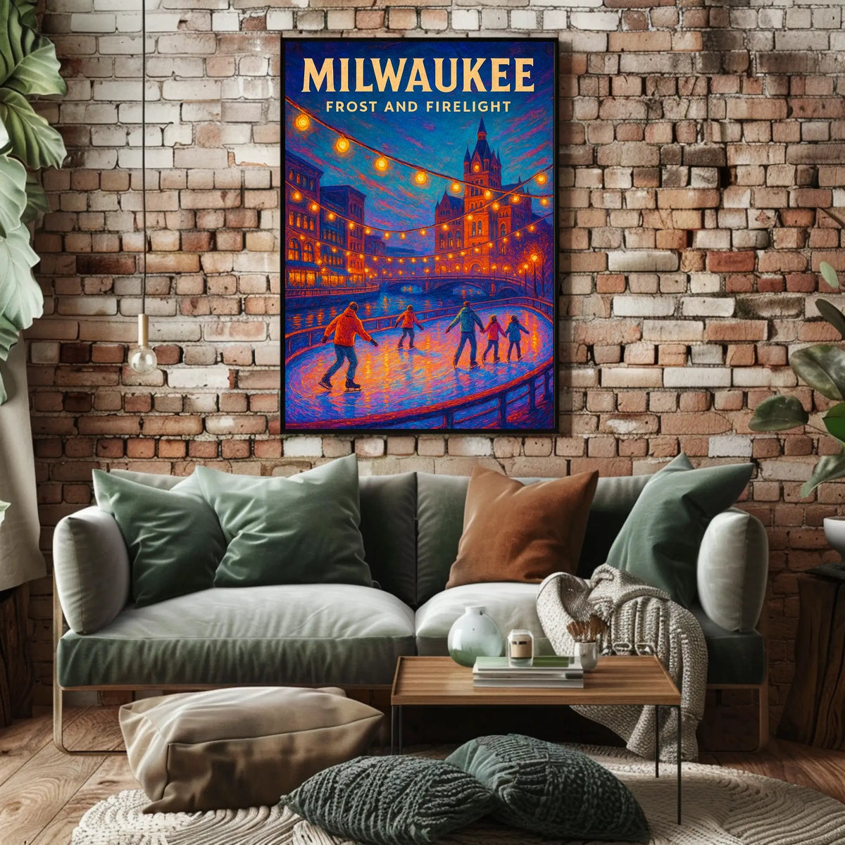 Milwaukee Frost And Firelight Poster