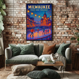 Milwaukee Frost And Firelight Poster