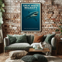 Great White Majesty Poster