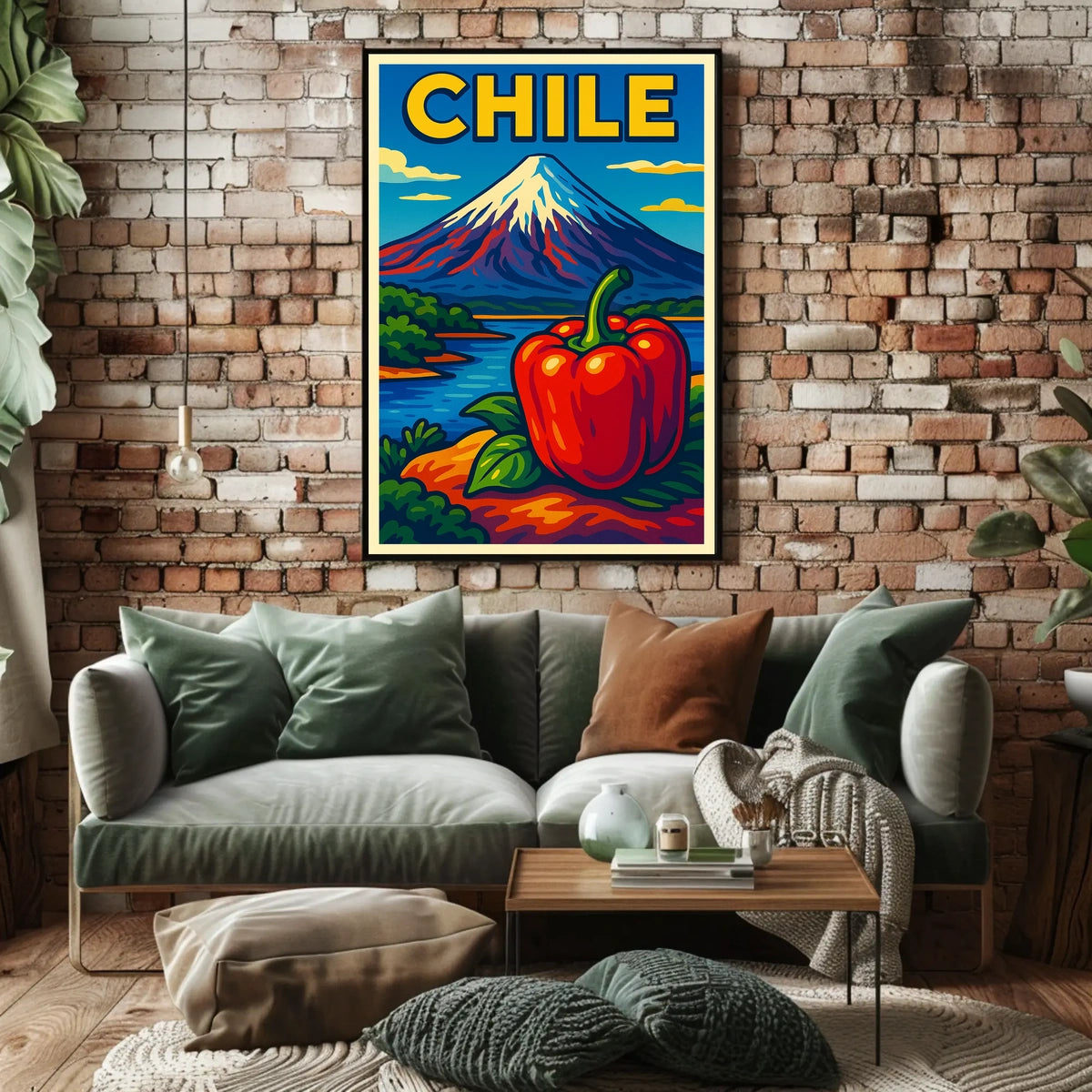 Chile A Vibrant Landscape Poster