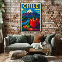 Chile A Vibrant Landscape Poster