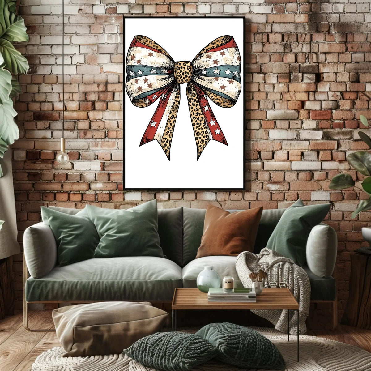patriotic bow Poster