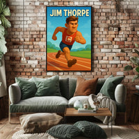 Jim Thorpe Athletic Legend Poster