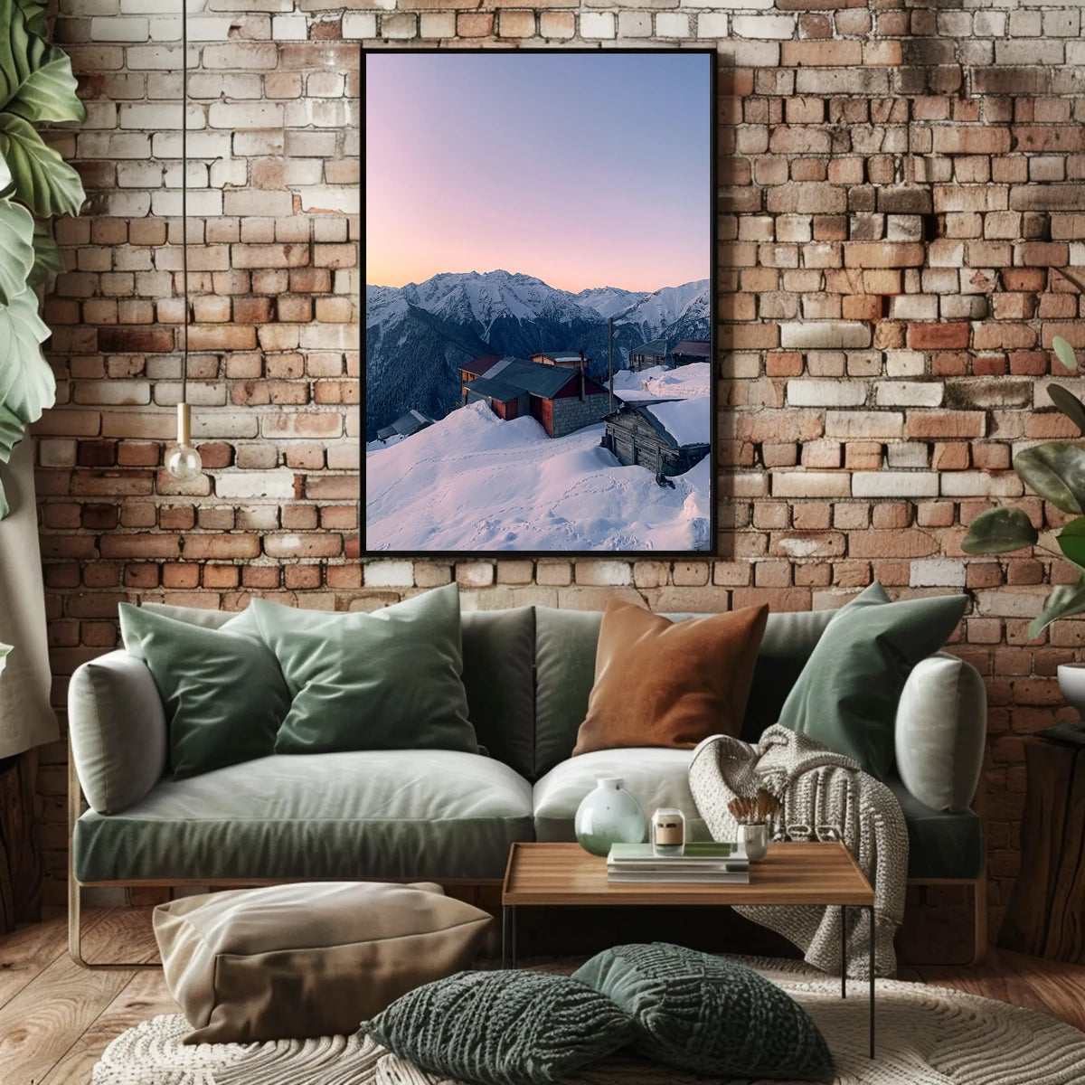 Mountain Serenity At Dusk Poster