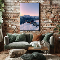 Mountain Serenity At Dusk Poster