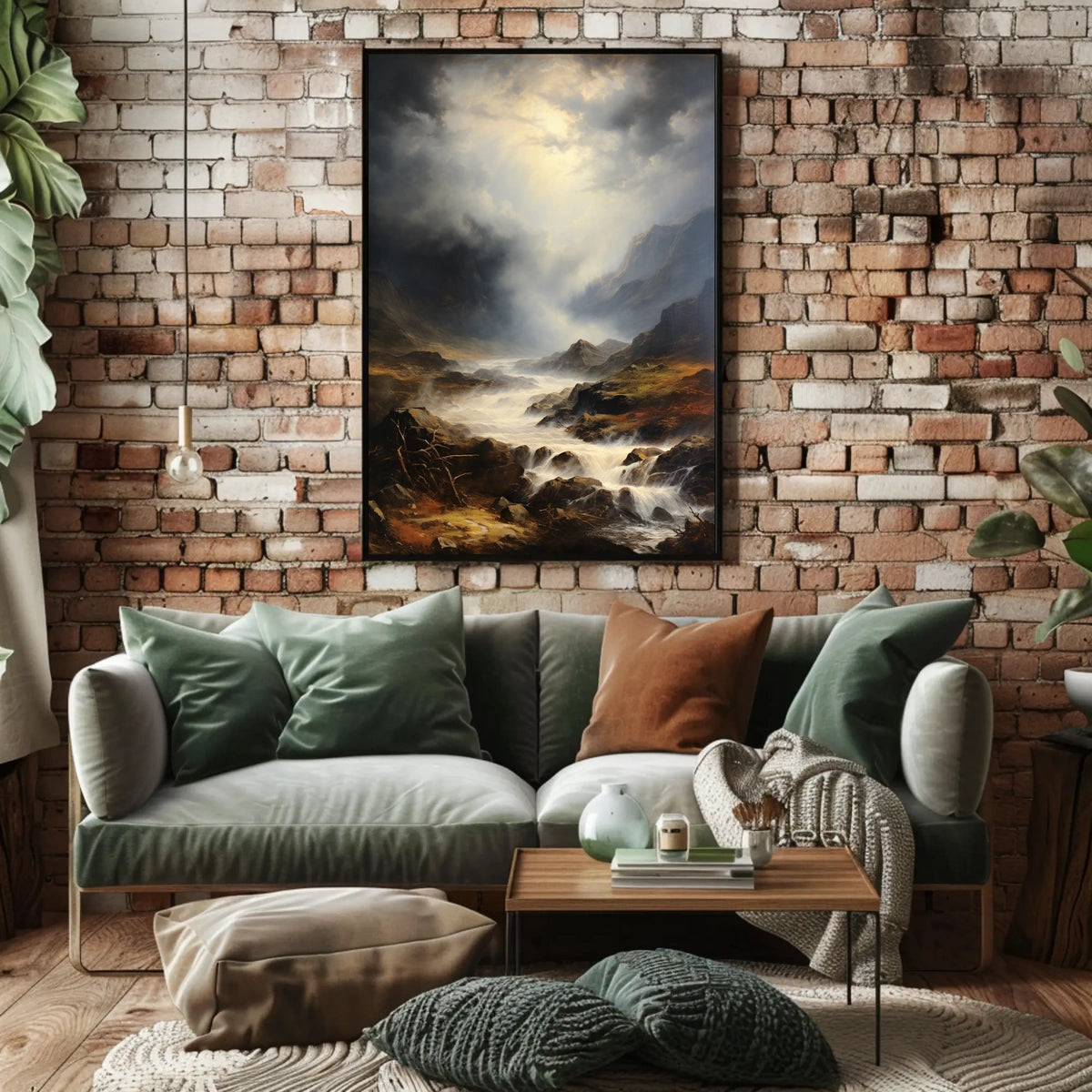 Dramatic Wilderness Landscape: Photorealistic National Park Poster