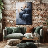 Halloween Spooky Scene Artistic Abstract or Pop Culture Poster