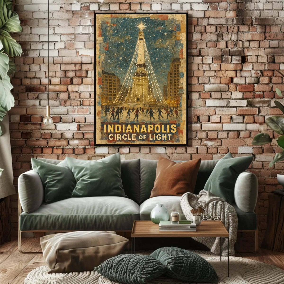 Indianapolis Circle Of Light Poster