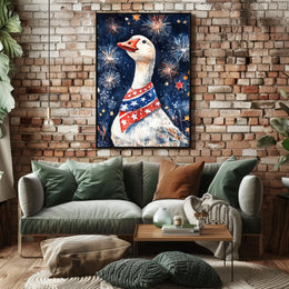 patriotic goose Poster