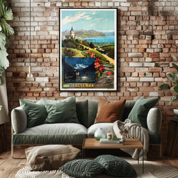 Lac Léman Travel Poster