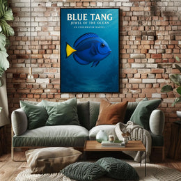 Blue Tang Jewel Of The Ocean Poster