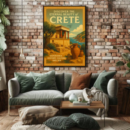 Discover The Eternal Beauty Of Crete Poster
