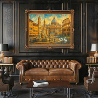 Timeless Italy Watercolor Wanderlust Poster
