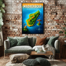 Madagascar An Island of Adventure Poster PosterGoat