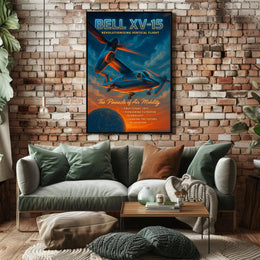 Bell XV-15 Revolutionizing Vertical Flight Poster PosterGoat