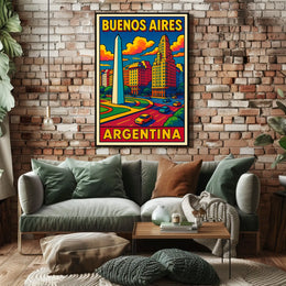 Buenos Aires Travel Poster