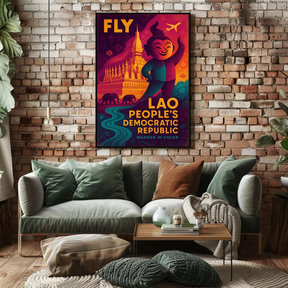 Explore the Lao Peoples Democratic Republic Poster