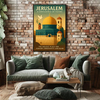 Jerusalem A Confluence Of Faiths Poster