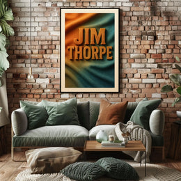 Jim Thorpe Tribute Poster