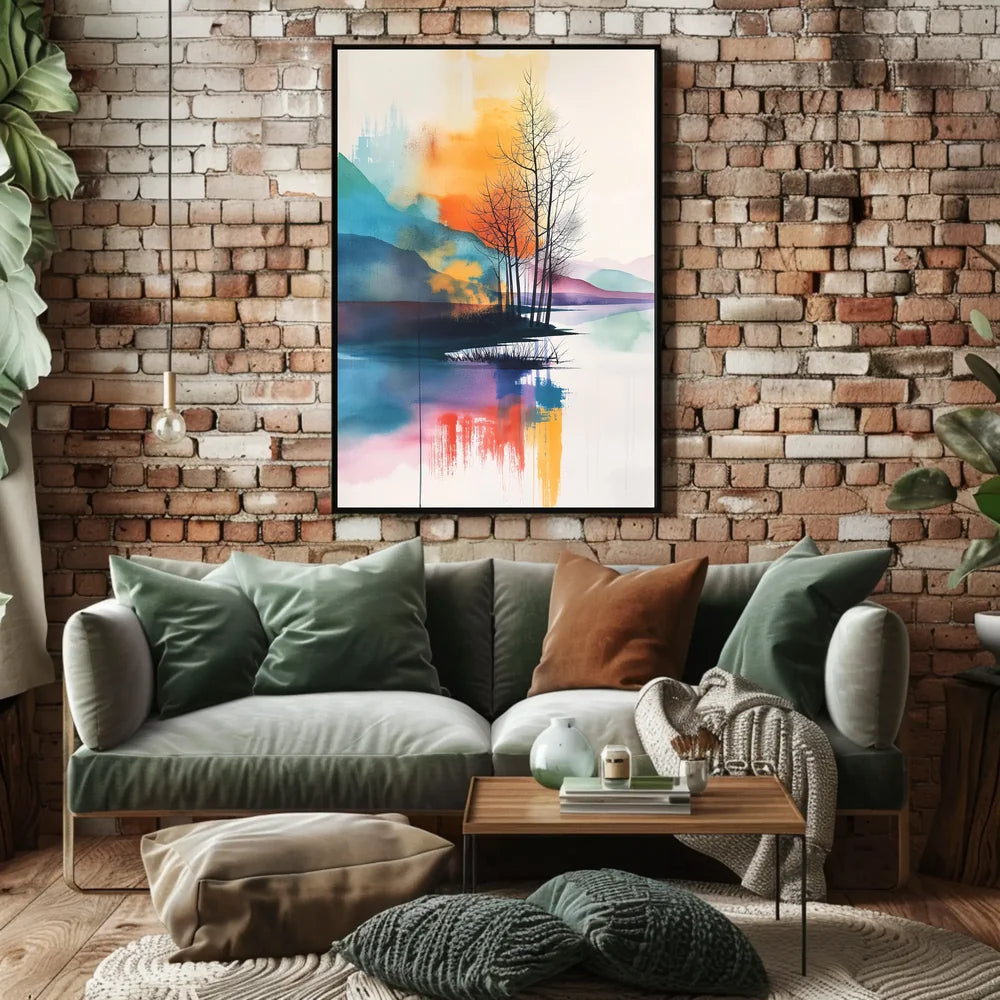 Modern European Financial Equation Art Poster