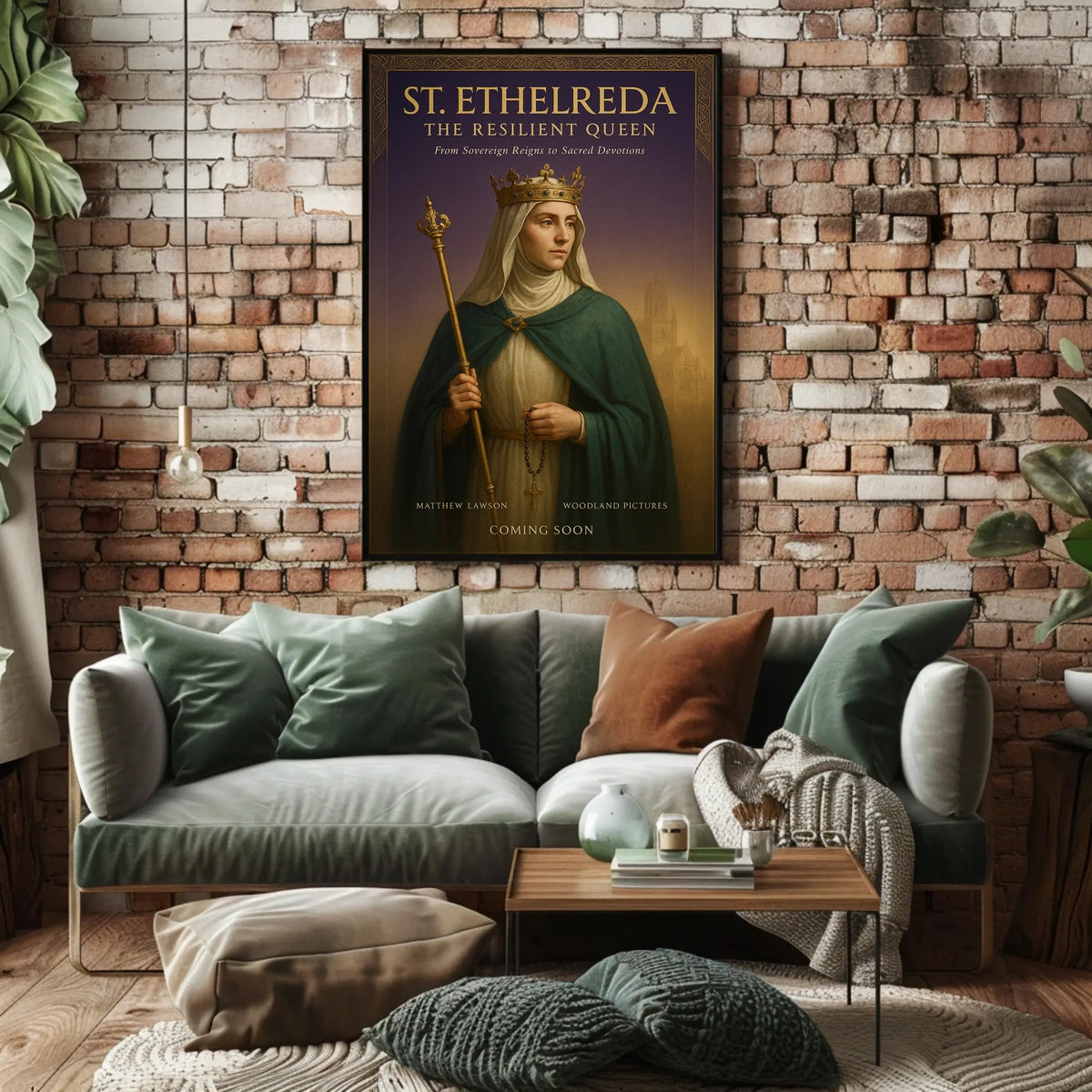 St. Etheldreda The Resilient Queen Poster