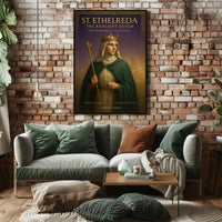 St. Etheldreda The Resilient Queen Poster